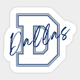 Dallas Football Vintage Style Sticker